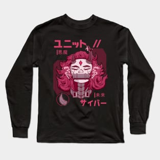 CyberHead unit two ( demon girl ) Long Sleeve T-Shirt